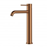 Otus Brushed Copper Slimline SS High Basin Mixer Otus Brushed Copper Slimline SS High Basin Mixer